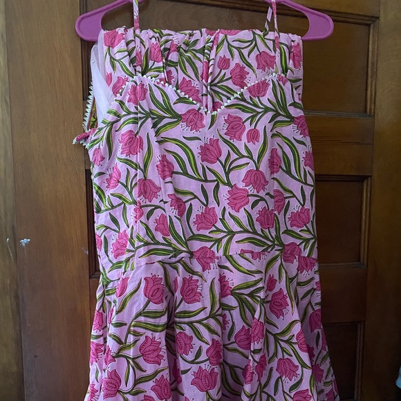 Indian peplum pink gharara. 100% cotton. NWOT. - Picture 2 of 4